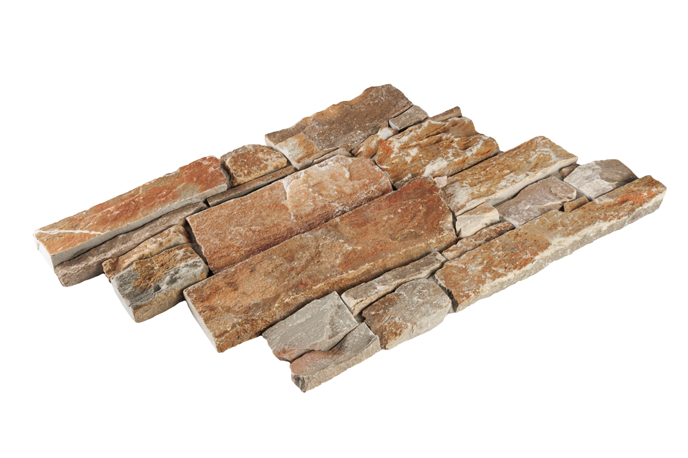 Декоративный камень 3D панели RKS SLATE Кварцит Beige Quartz Country (грубый камень)