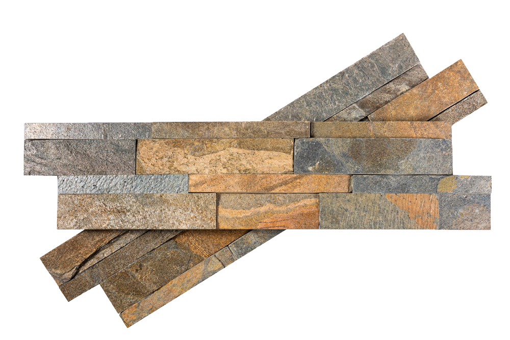 Декоративный камень 3D панели RKS SLATE Кварцит Zeera Green Natural (Зира Гринн)