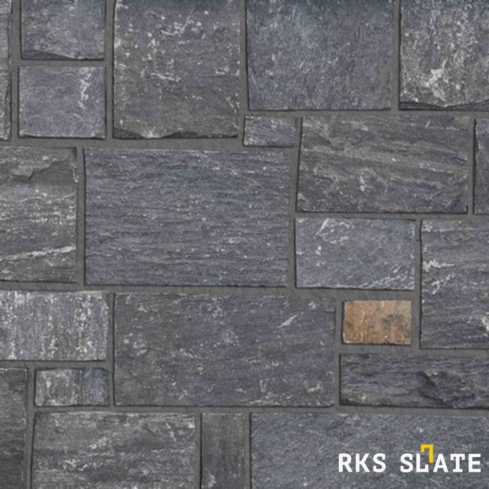 Облицовочный камень RKS SLATE Black Slate Castle