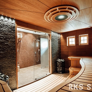 Отделка бани — отделка бани фото 3D панели RKS SLATE Кварцит Black Quartz Classic