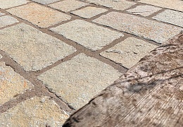 Брусчатка RKS Slate Belgian Yellow 100х100 мм