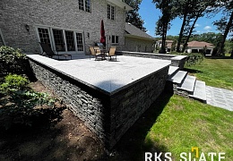 Облицовочный камень RKS SLATE Greenwich Gray Strips