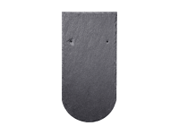 Кровельный Сланец RKS SLATE Charcoal, бобровый хвост 400х250 мм