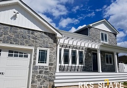 Облицовочный камень RKS SLATE Greenwich Gray Castle