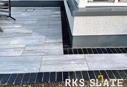 Брусчатка RKS Slate Belgian Black 200х100 мм
