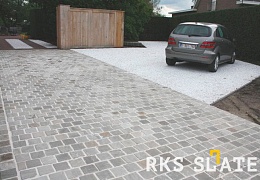 Брусчатка RKS Slate Belgian Grey 200х100 мм