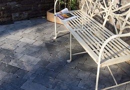 Брусчатка RKS Slate Belgian Black 100х100 мм