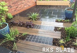 Брусчатка RKS Slate Belgian Black 200х100 мм