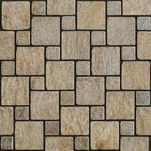 Гранитная брусчатка RKS Slate Vermont 200х100 мм на дорожке: купить, мощение, ландшафтный дизайн