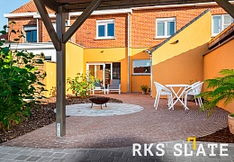 Брусчатка RKS Slate Belgian Grey 200х100 мм