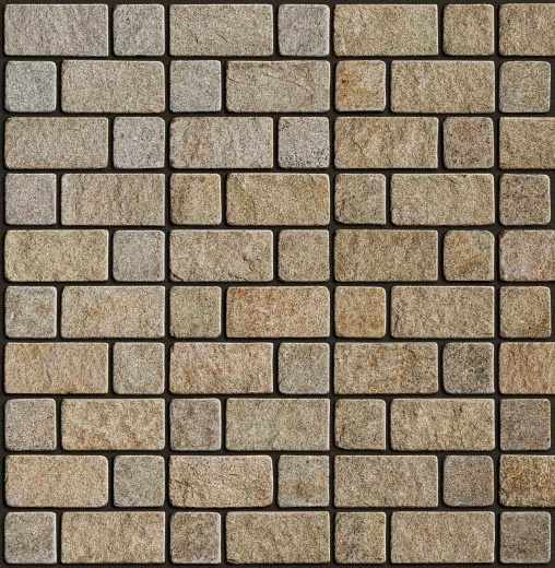 Гранитная брусчатка RKS Slate Vermont 200х100 мм на дорожке: купить, мощение, ландшафтный дизайн