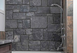 Облицовочный камень RKS SLATE Chittor Black Limestone Castle