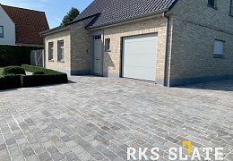 Брусчатка RKS Slate Belgian Grey 200х100 мм