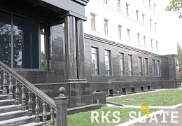Гранитная плитка Блэк Пёрл (Black Pearl), Полированная