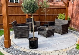 Брусчатка RKS Slate Belgian Yellow 100х100 мм
