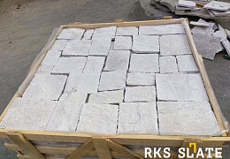 Облицовочный камень RKS SLATE White Sandstone Castle