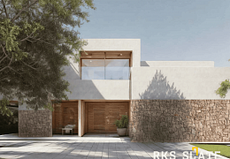 Облицовочный камень RKS SLATE  Noche Travertine Loose