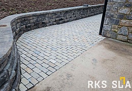Брусчатка RKS Slate Belgian Yellow 100х100 мм