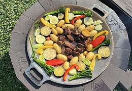 Костровая чаша из кирпича огнеупорного Montenegro