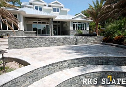 Облицовочный камень RKS SLATE Greenwich Gray Strips