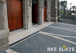 Брусчатка RKS Slate Belgian Black 200х100 мм