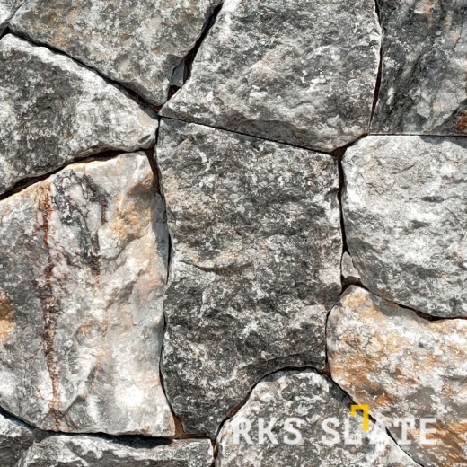 Облицовочный камень для фасада RKS SLATE Dark Grey Dolomite Loose
