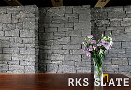 Облицовочный камень RKS SLATE Sesame Grey Quartz Strips