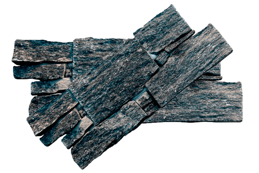 Декоративный камень кварцит RKS SLATE Кварцит Black Quartz Country для эксклюзивной отделки фасада