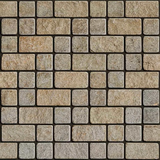 Гранитная брусчатка RKS Slate Vermont 200х100 мм на дорожке: купить, мощение, ландшафтный дизайн