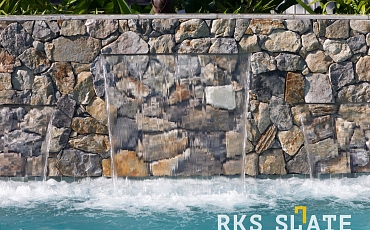 Хотите водопад во дворе? RKS SLATE Beige Grey Quartz - ваш ключ к идеальному ландшафтному дизайну!