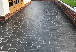 Брусчатка RKS Slate Belgian Black 100х100 мм