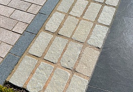 Брусчатка RKS Slate Belgian Yellow 100х100 мм