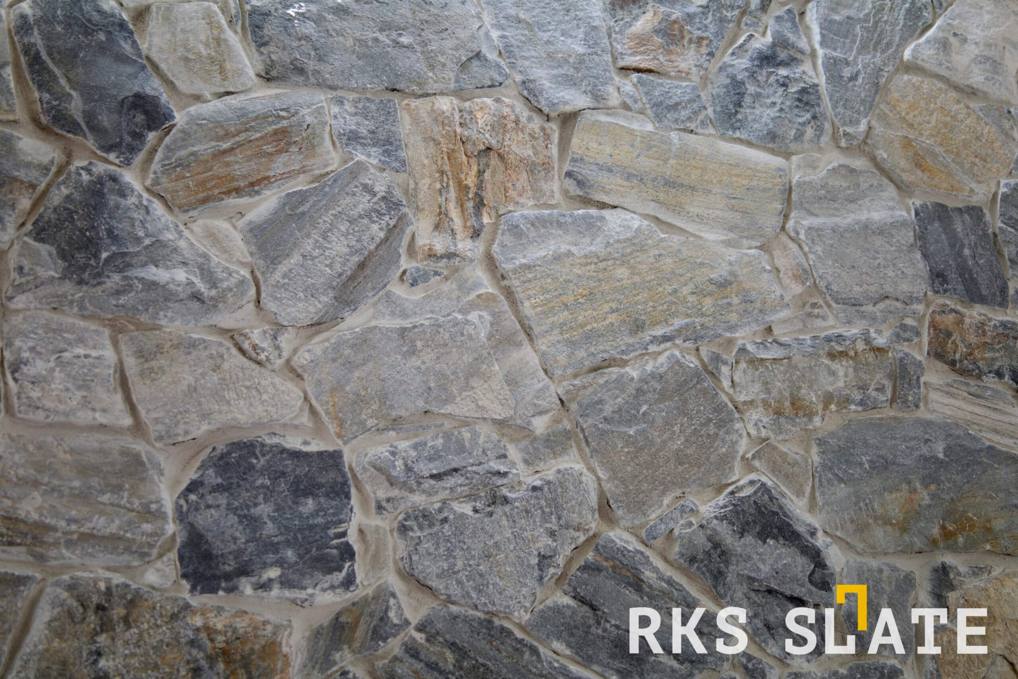 Облицовочный камень RKS SLATE Beige Grey Quartz Loose