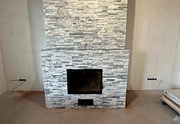 3D панели RKS SLATE Мрамор Cloudy Grey Classic