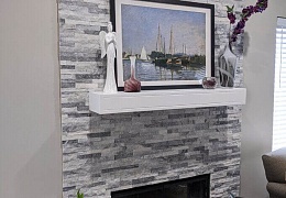 3D панели RKS SLATE Мрамор Cloudy Grey Classic