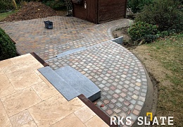 Брусчатка RKS Slate Belgian Multi 200х100 мм