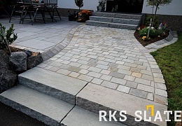 Брусчатка RKS Slate Belgian Grey 200х100 мм