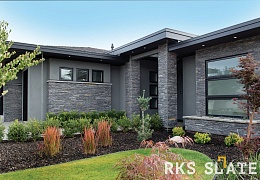Облицовочный камень RKS SLATE Greenwich Gray Strips