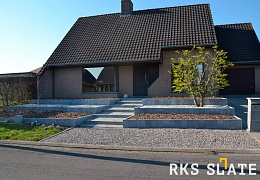 Брусчатка RKS Slate Belgian Grey 200х100 мм