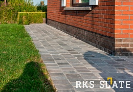 Брусчатка RKS Slate Belgian Grey 200х100 мм
