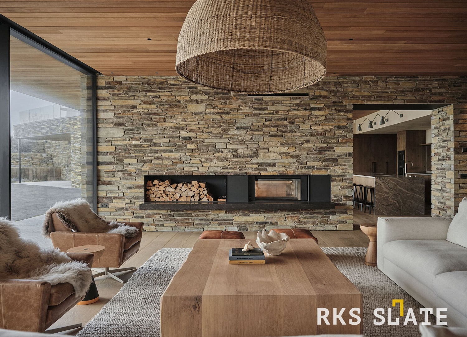 Преобразите свой дом: Элегантность натурального камня с 3D панелями RKS SLATE Сланец Cedar Slate Country!