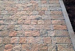 Гранитная брусчатка RKS Slate Vermont, галтованная 200х100 мм