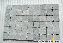 Брусчатка RKS Slate Belgian Blue 100х100 мм