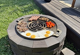 Костровая чаша из кирпича огнеупорного Montenegro
