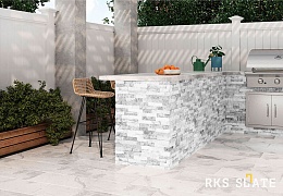 3D панели RKS SLATE Мрамор Cloudy Grey Classic