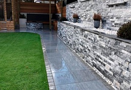 3D панели RKS SLATE Мрамор Cloudy Grey Classic