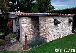 Облицовочный камень RKS SLATE Beige Quartz Strips