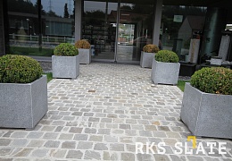 Брусчатка RKS Slate Belgian Grey 200х100 мм