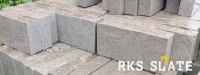Серый Бордюр (поребрик) из камня, Vermont 150х80 мм из натурального камня гранит