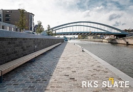 Брусчатка RKS Slate Belgian Grey 200х100 мм